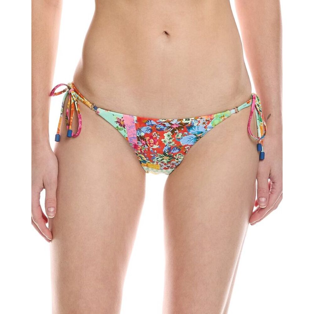 Monte And Lou Womens  Tie Side Bikini Bottom, Pink